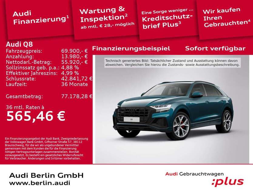 Audi Q8 62.260 km 69.900 € Berlin 12489