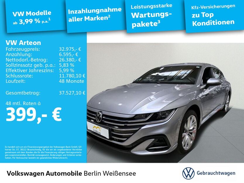VW Arteon 66.456 km 32.689 € Berlin 13088