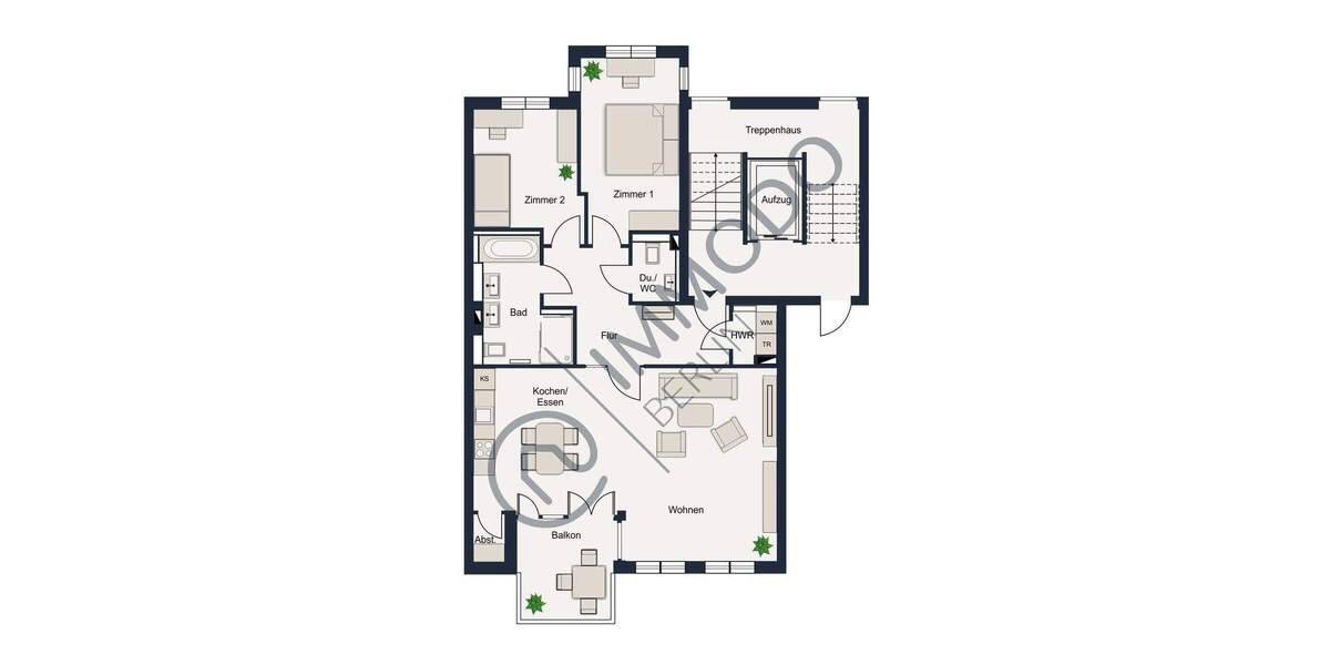 Etagenwohnung Berlin Wilmersdorf - 3 Zimmer, 105 m&sup2;, 790.000&euro; | Angebot:25751483