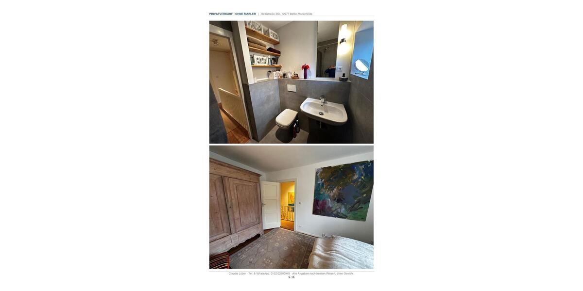 Reihenhaus Berlin Tempelhof-Schöneberg - 3 Zimmer, 70 m&sup2;, 599.000&euro; | Angebot:26697490