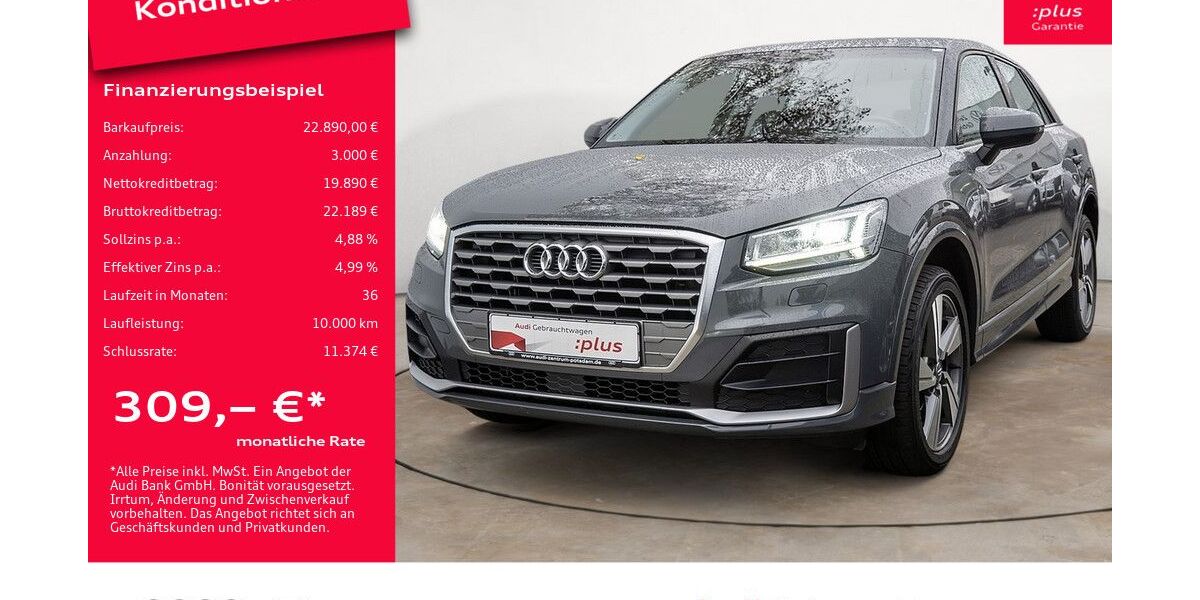 Audi Q2 73.203 km 22.490 &euro; Potsdam 14482
