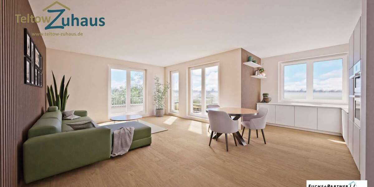 Etagenwohnung Teltow Seehof - 3 Zimmer, 113 m&sup2;, 663.000&euro; | Angebot:26801230