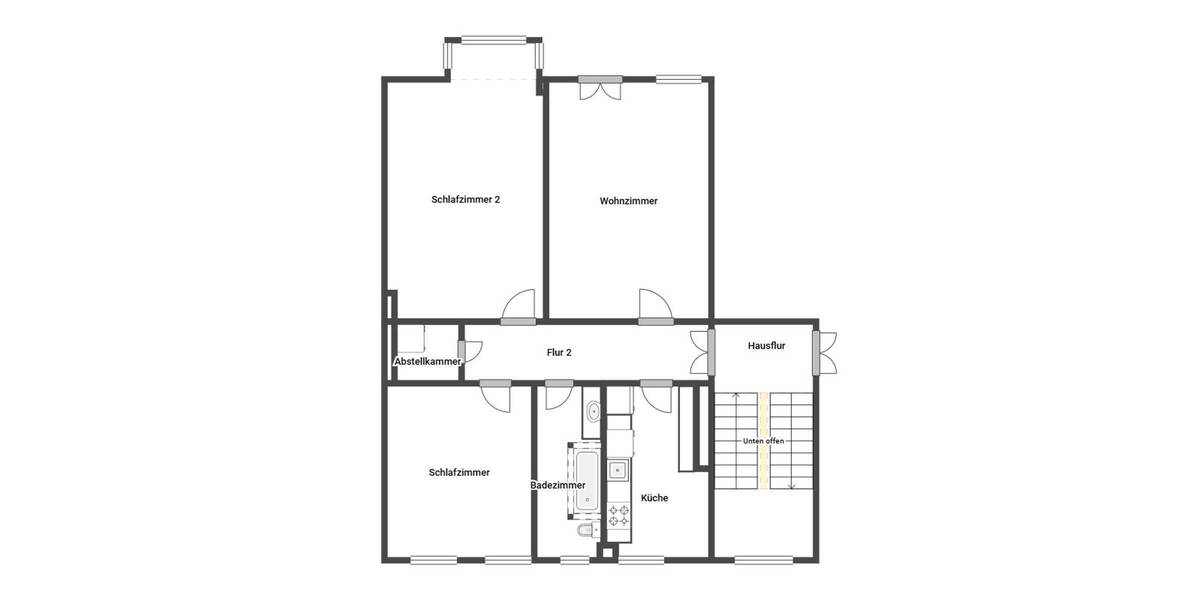 Etagenwohnung Berlin Friedrichshain - 3 Zimmer, 95 m&sup2;, 599.000&euro; | Angebot:26128547