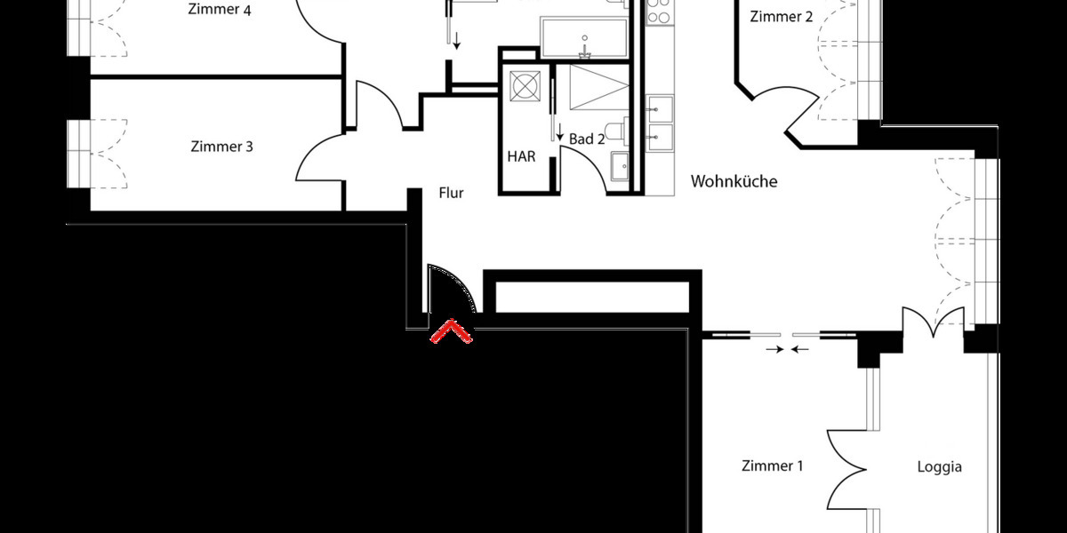 Etagenwohnung Berlin Wilmersdorf - 5 Zimmer, 132 m&sup2;, 3.200&euro; | Angebot:25279853