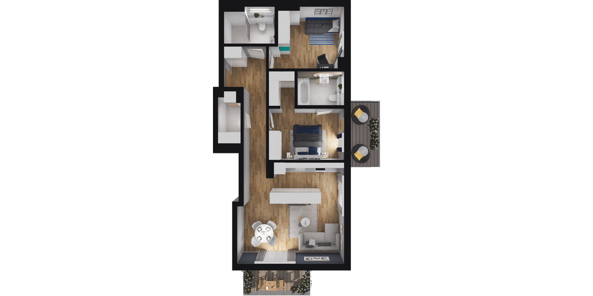 Etagenwohnung Falkensee - 3 Zimmer, 88 m&sup2;, 465.000&euro; | Angebot:25664875