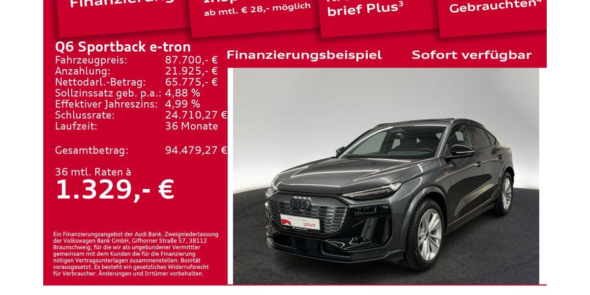 Audi Q6 e-tron 6.001 km 83.990 &euro; Berlin 12489