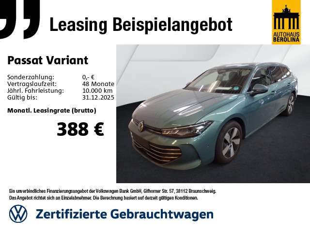VW Passat Variant 23.585 km 34.888 € Berlin 10709