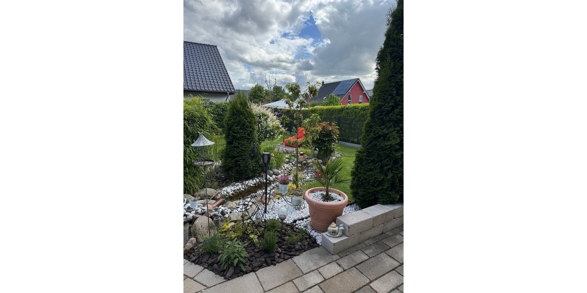Provisionsfrei! Mediterranes Landhaus mit Wohlfühlgarten und Wellnessbereich in Nauen-Wachow - Einfamilienhaus Nauen | Angebot:27208594
