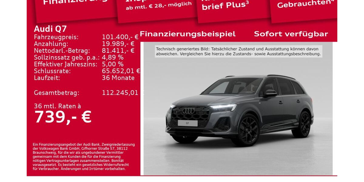 Audi Q7 6.001 km 101.400 &euro; Berlin 12489