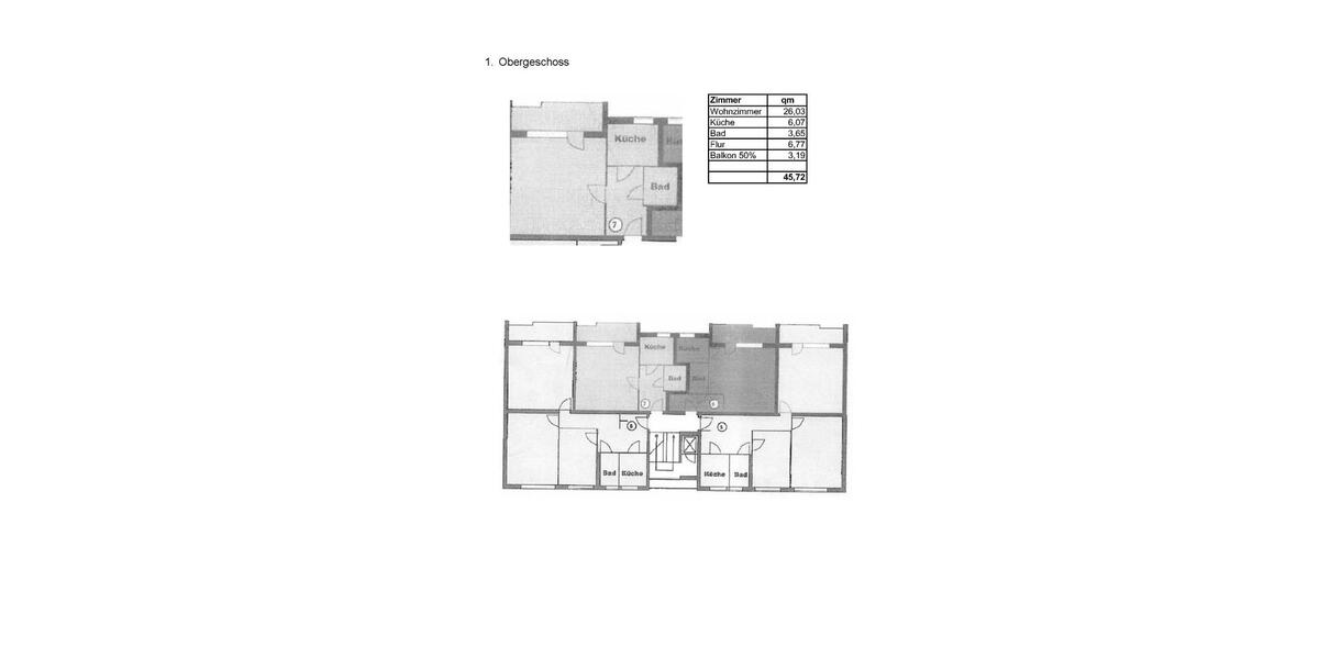 Etagenwohnung Berlin Tempelhof-Schöneberg - 1 Zimmer, 46 m&sup2;, 285.000&euro; | Angebot:26710284