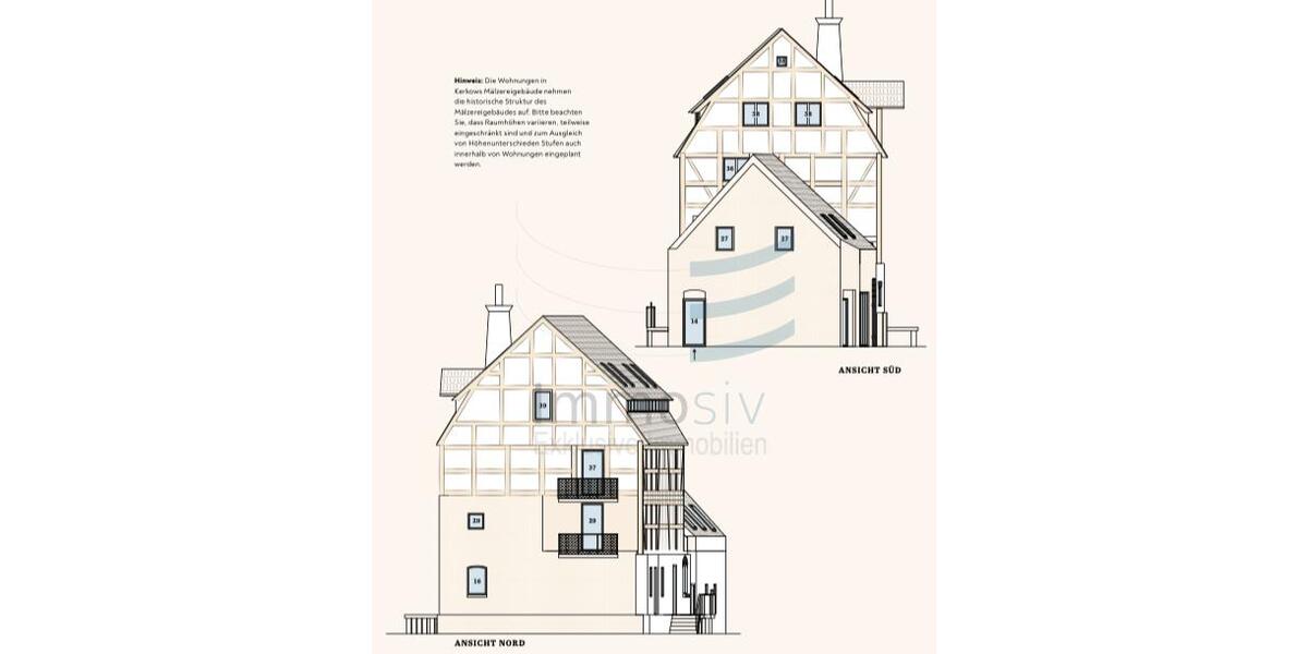 Erdgeschoßwohnung Nauen - 3 Zimmer, 61 m&sup2;, 850&euro; | Angebot:25510389