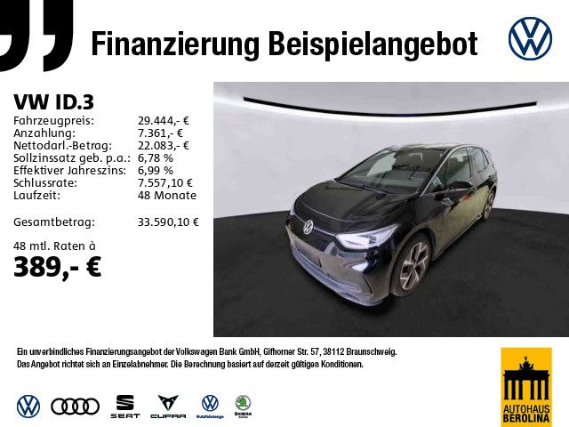 VW ID.3 15.622 km 29.444 € Berlin 12105