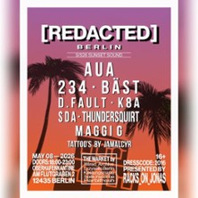 REDACTED BERLIN - Sunset Sound 08.05.2026 Oberhafenkantine Berlin