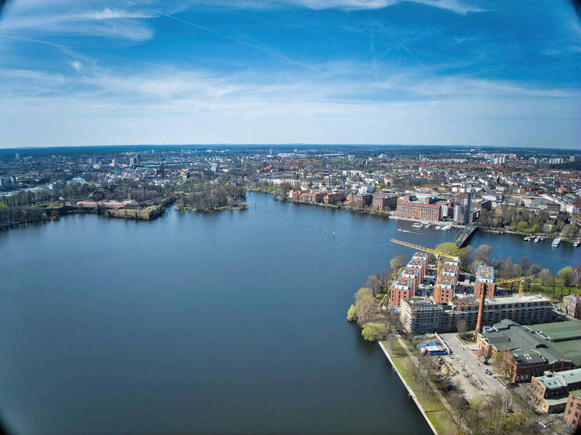 Ihr Büro direkt am Wasser: Effiziente Büroflächen in Neubau-Quartier auf Eiswerder+ TOP-Ausstattung