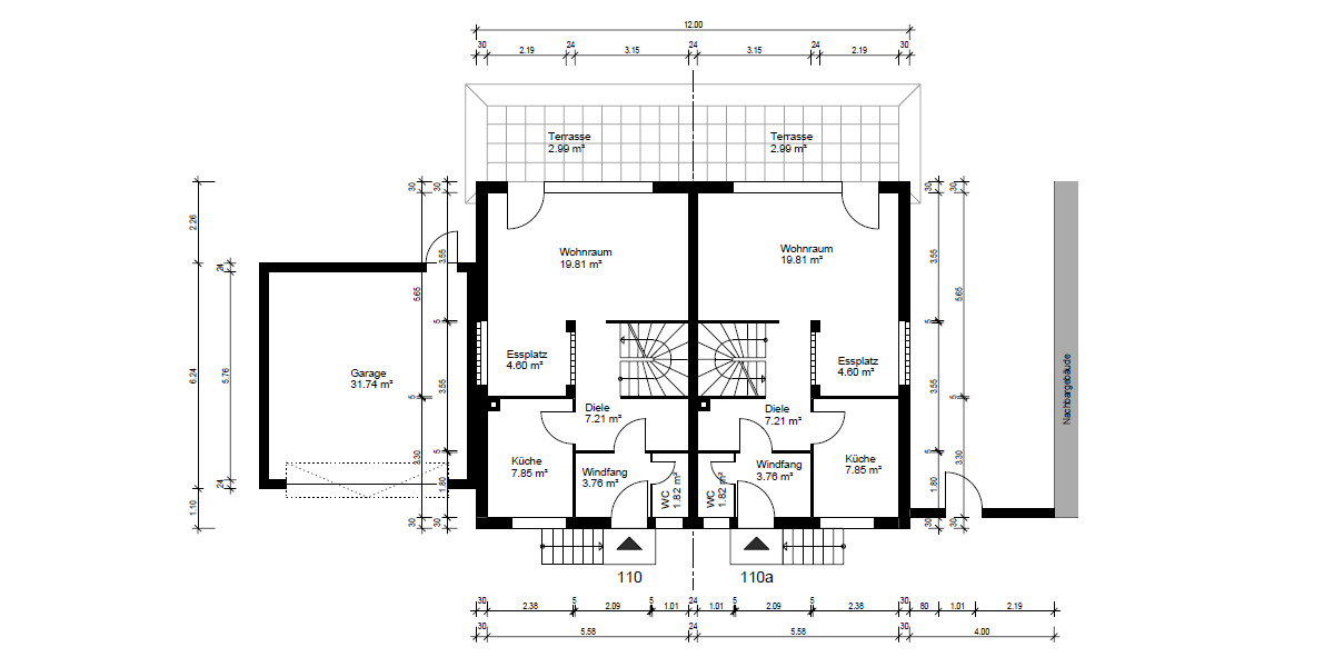 Mehrfamilienhaus, Wohnhaus Berlin Lichtenrade - 4 Zimmer, 90 m&sup2;, 450.000&euro; | Angebot:25730012