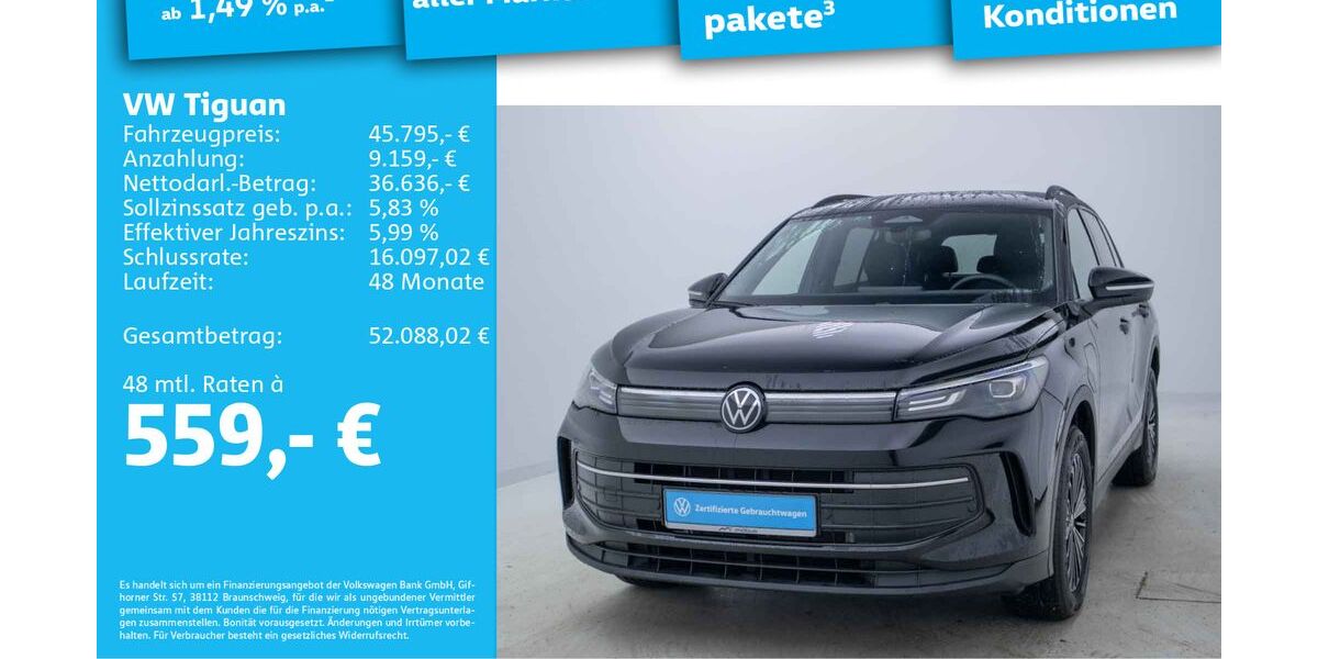 VW Tiguan 9.451 km 42.989 &euro; Berlin 13088