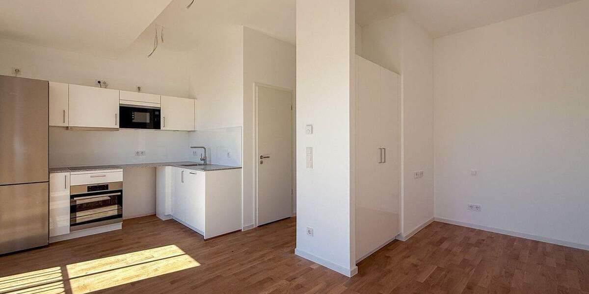 Helle 1-Zimmerwohnung, ruhige Seitenstraße mit urbanem Stadtblick 1 zimmer