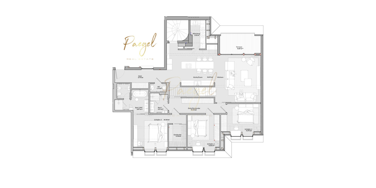 Etagenwohnung Berlin Wilmersdorf - 4 Zimmer, 141 m&sup2;, 990.000&euro; | Angebot:25709947