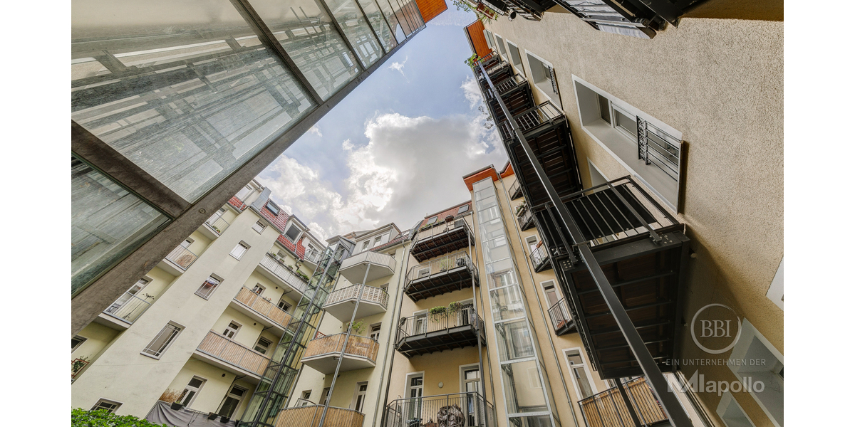 LICHTDURCHFLUTETE DACHGESCHOSSWOHNUNG MIT AUFZUG UND TERRASSE IN BEGEHRTER KIEZLAGE! - Dachgeschoßwohnung Berlin Friedrichshain | Angebot:26854784