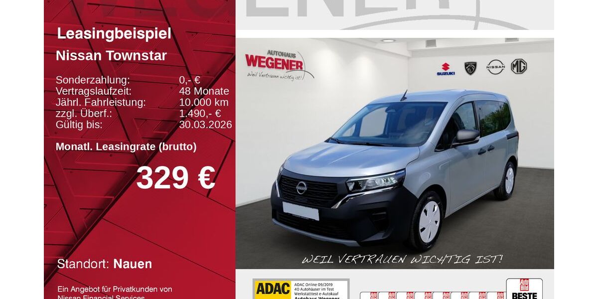 Nissan Townstar 9.156 km 26.660 &euro; Nauen 14641