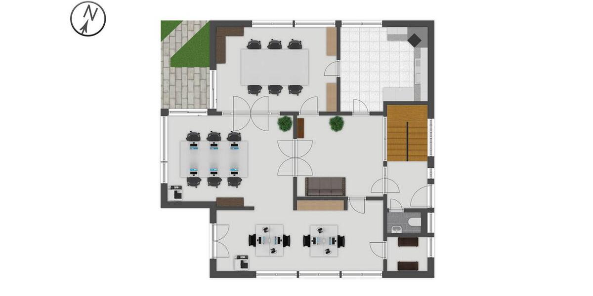 Panorama Workspace - Lichtdurchflutete Gewerbeeinheit mit praktischen Räumen zimmer