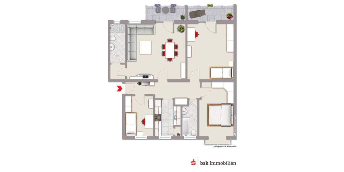 Etagenwohnung Berlin Mariendorf - 3 Zimmer, 98 m&sup2;, 399.000&euro; | Angebot:25740080