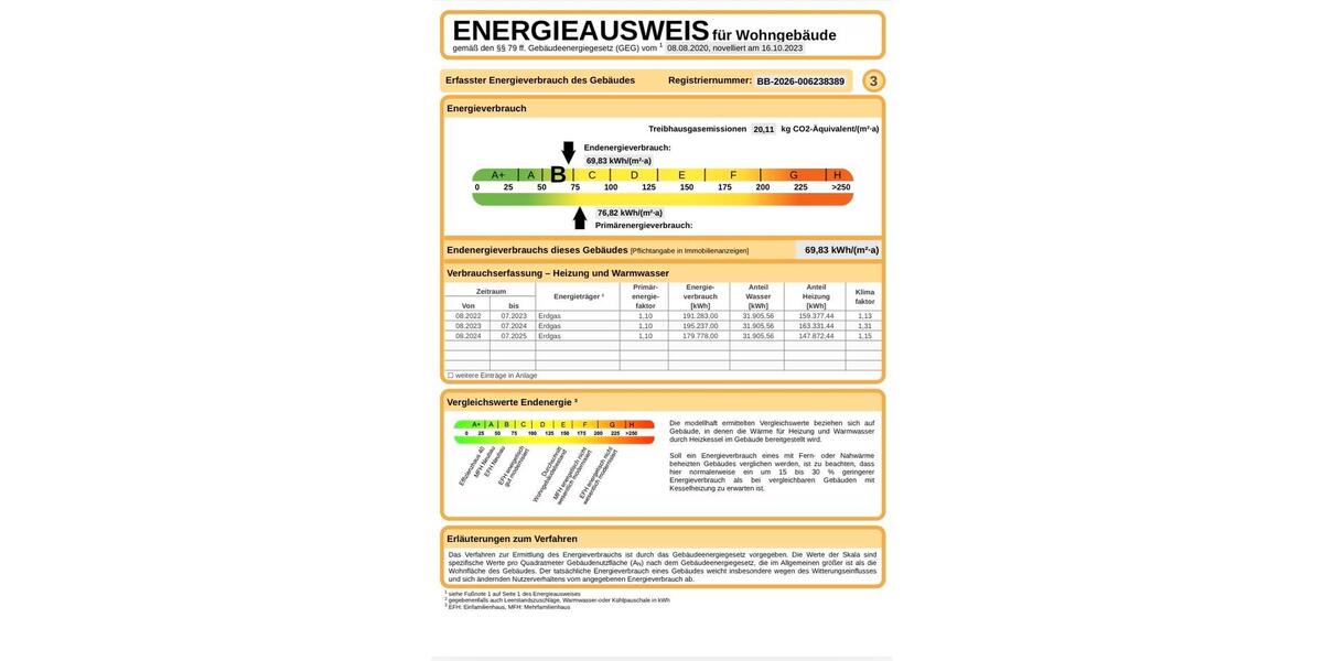 Etagenwohnung Potsdam Drewitz - 3 Zimmer, 61 m&sup2;, 190.000&euro; | Angebot:26224959