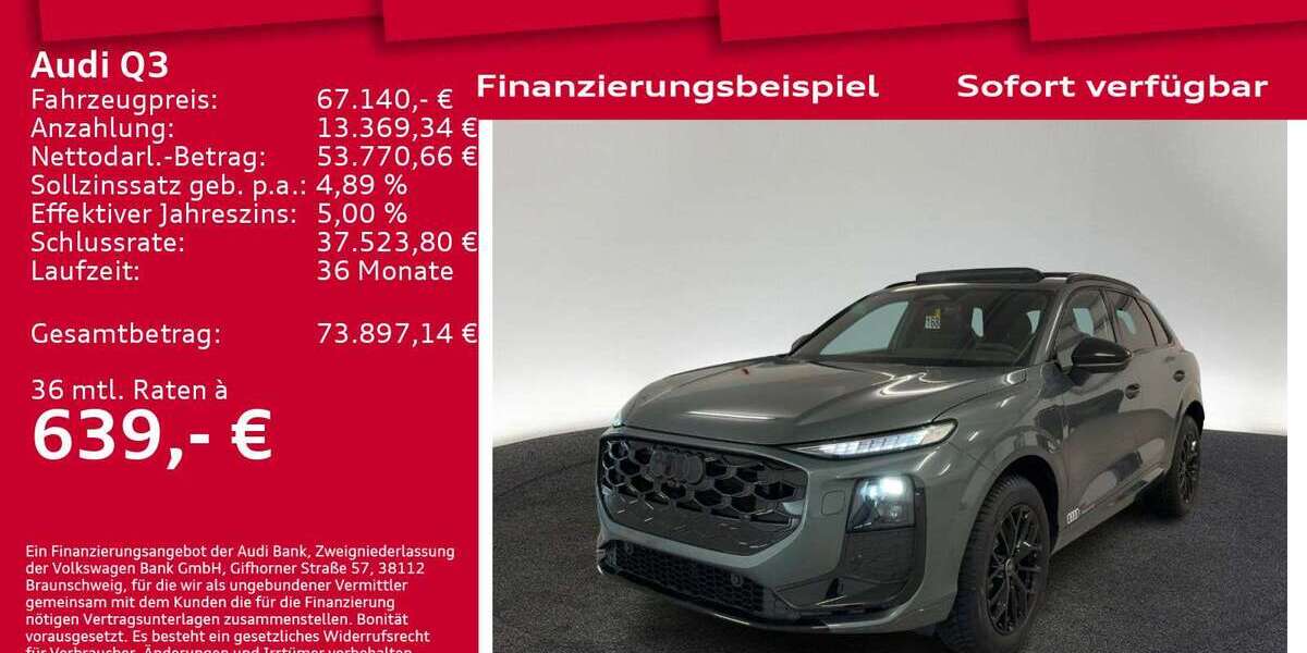 Audi Q3 6.001 km 68.300 &euro; Berlin 12489