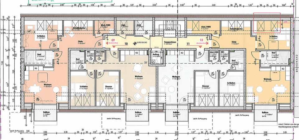Dachgeschoßwohnung Nauen - 2 Zimmer, 68 m&sup2;, 918&euro; | Angebot:24441295