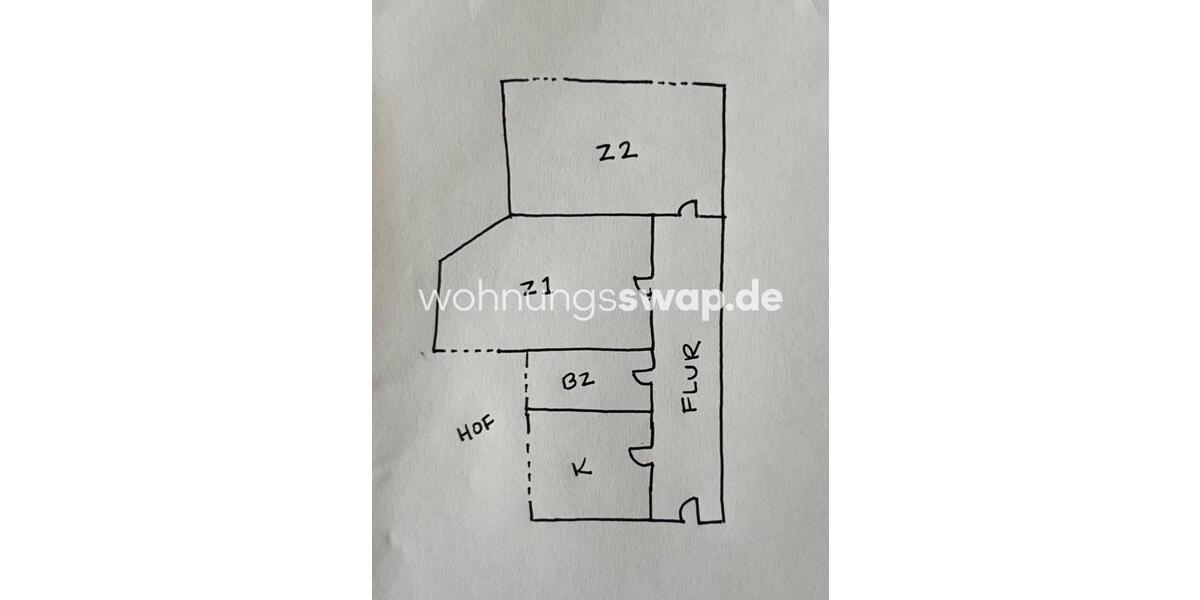 Etagenwohnung Berlin Neukölln - 2 Zimmer, 77 m&sup2;, 920&euro; | Angebot:26394011