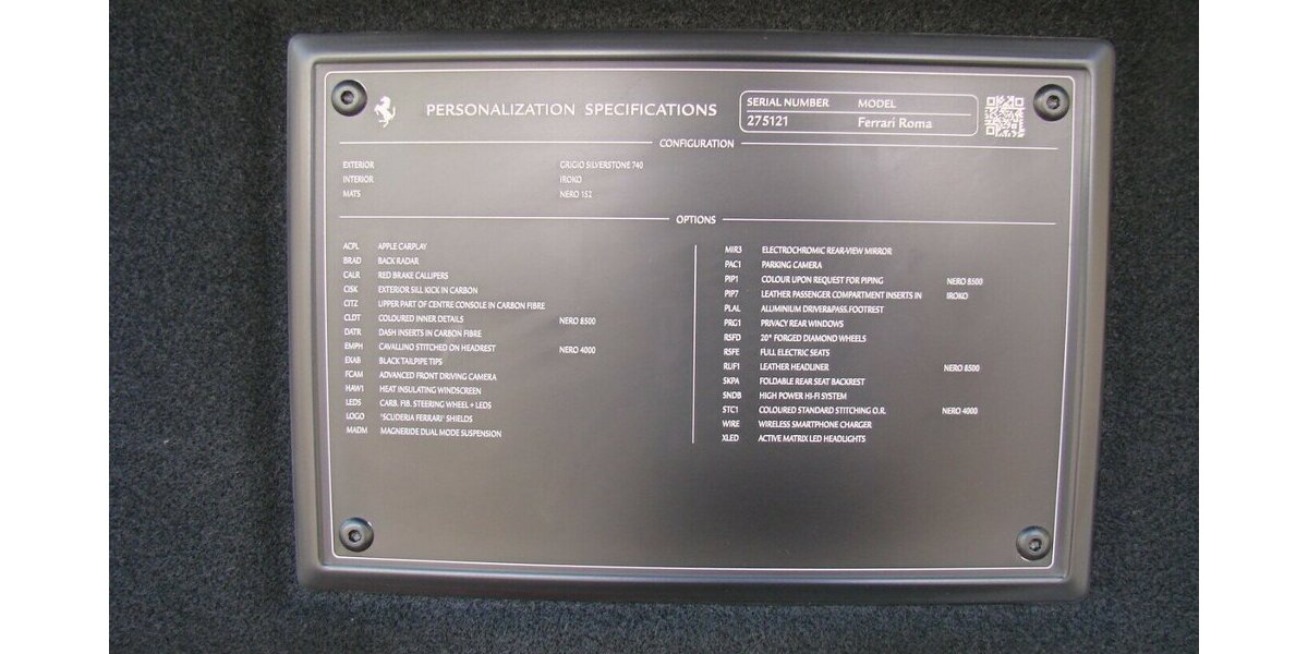 Ferrari Roma V8 Grigio Silverstone Carbon MagneRide LED JB 16.901 km 209.980 € Falkensee 14612