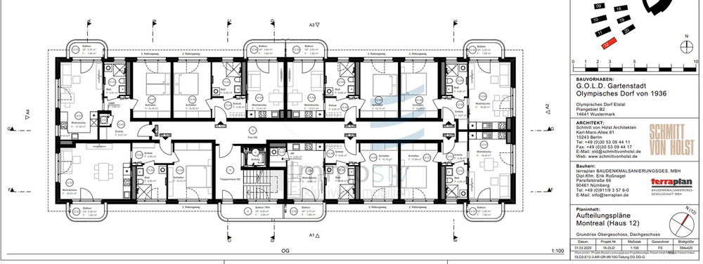 Etagenwohnung Wustermark Elstal - 2 Zimmer, 40 m&sup2;, 219.000&euro; | Angebot:25727569