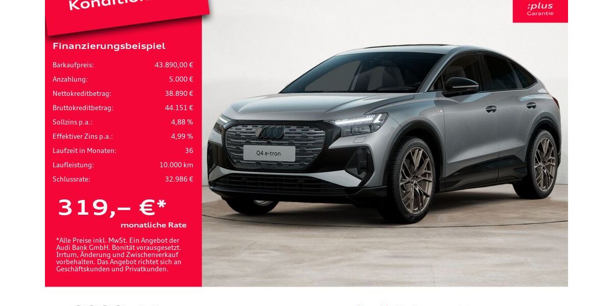 Audi Q4 e-tron 52.377 km 43.890 &euro; Potsdam 14482