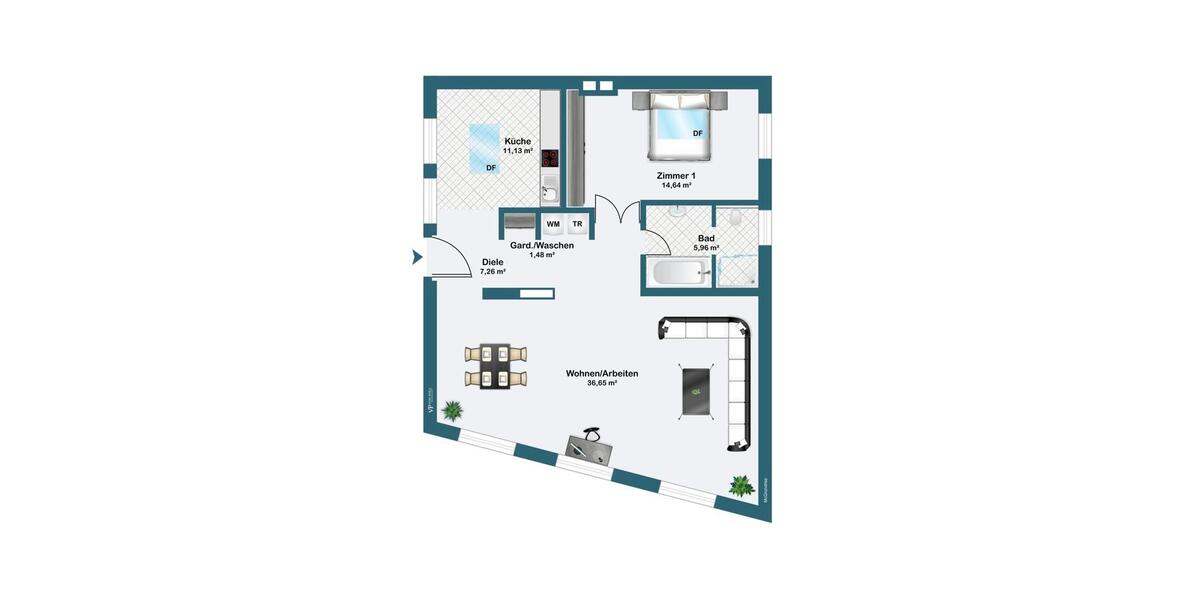 Loft - Studio - Atelier Werder (Havel) - 2 Zimmer, 80 m&sup2;, 1.600&euro; | Angebot:17668011