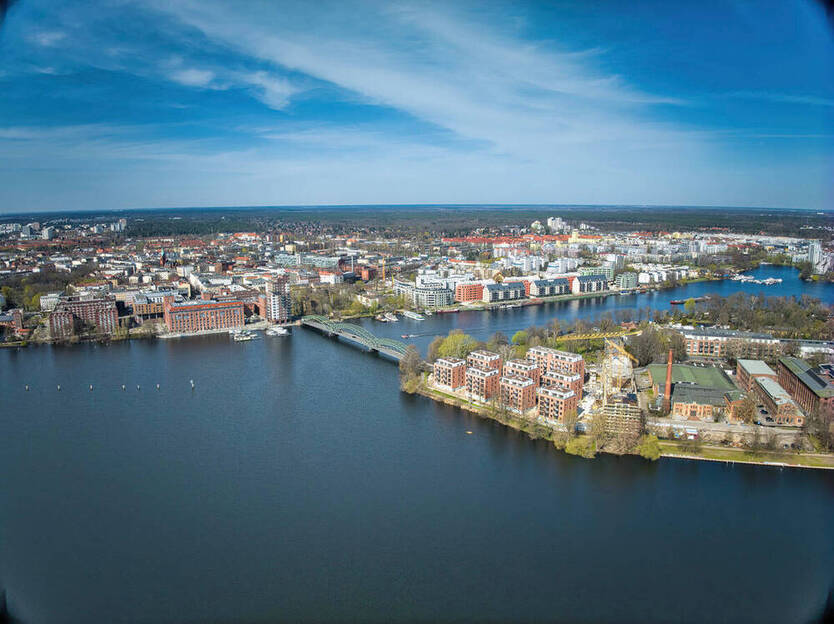 Ihr Büro direkt am Wasser: Effiziente Büroflächen in Neubau-Quartier auf Eiswerder+ TOP-Ausstattung