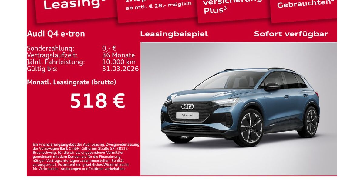 Audi Q4 e-tron 8.900 km 50.250 &euro; Berlin 10587