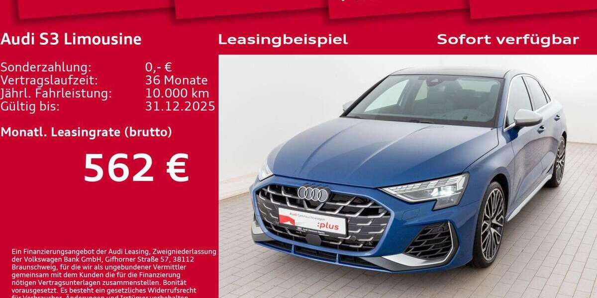 Audi S3 15.715 km 52.991 &euro; Berlin 12489