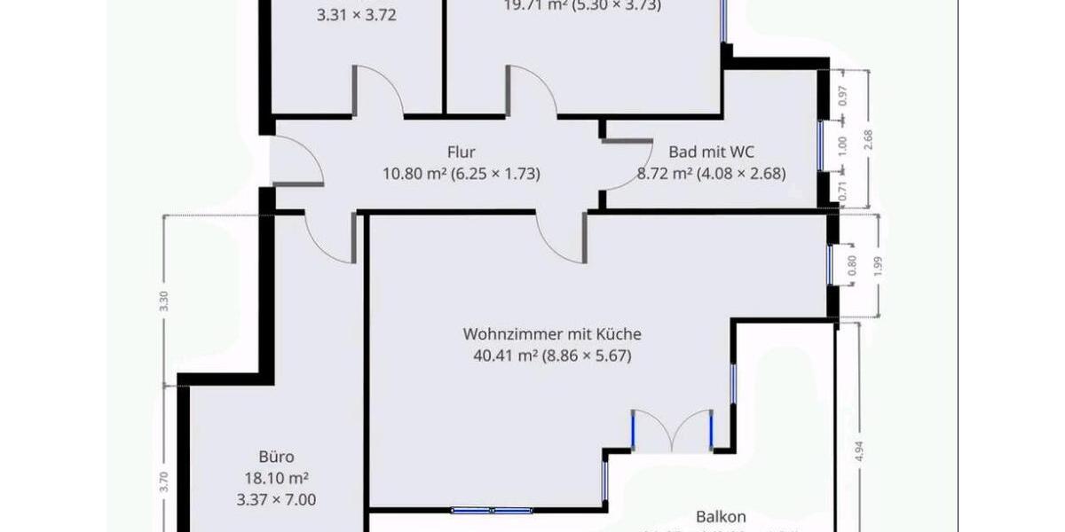 Etagenwohnung Potsdam Krampnitz - 4 Zimmer, 111 m&sup2;, 456.000&euro; | Angebot:26874638