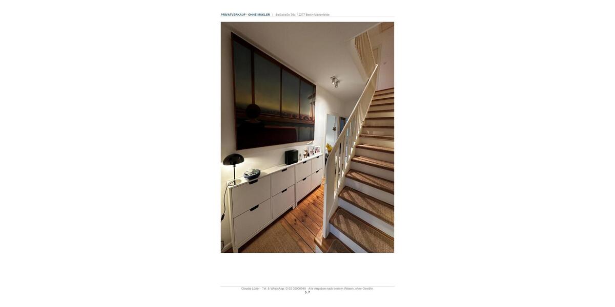 Reihenhaus Berlin Tempelhof-Schöneberg - 3 Zimmer, 70 m&sup2;, 599.000&euro; | Angebot:26697490