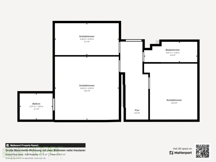 Steglitz - Großzügige MaisonetteWohnung mit zwei Balkonen