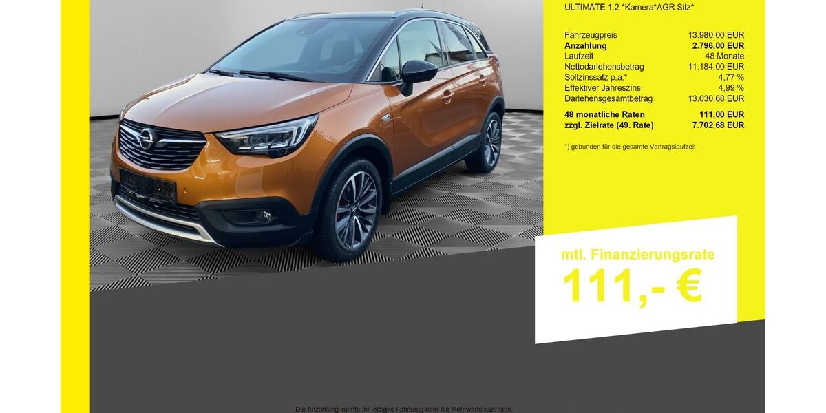 Opel Crossland (X) 69.485 km 13.980 &euro; Berlin-Französisch Buchholz 13127