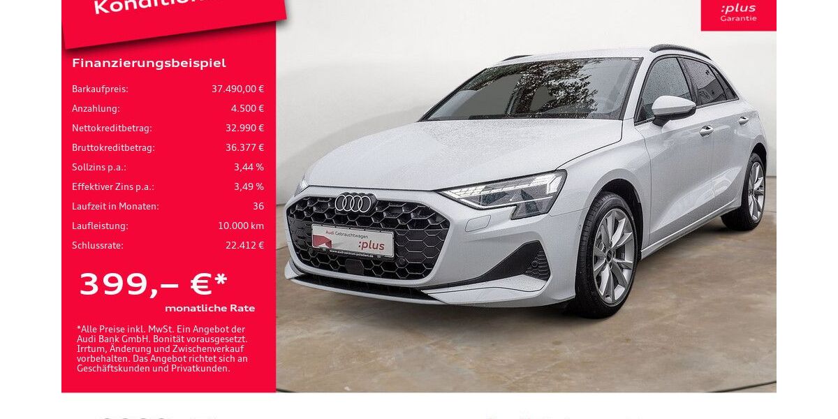 Audi A3 8.074 km 37.490 € Potsdam 14482