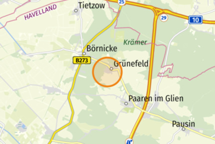 Grundstück Schönwalde-Glien Grünefeld - 499.000&euro; | Angebot:25525250