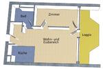 Etagenwohnung Berlin Mitte - 1.5 Zimmer, 37 m&sup2;, 1.090&euro; | Angebot:26577412