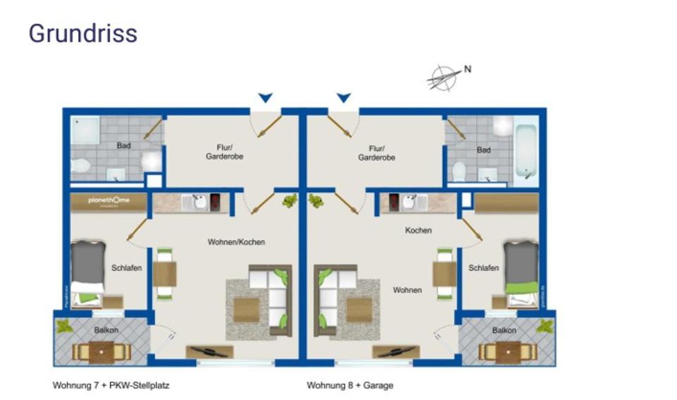 Etagenwohnung Beelitz - 3 Zimmer, 76 m&sup2;, 204.000&euro; | Angebot:24819585