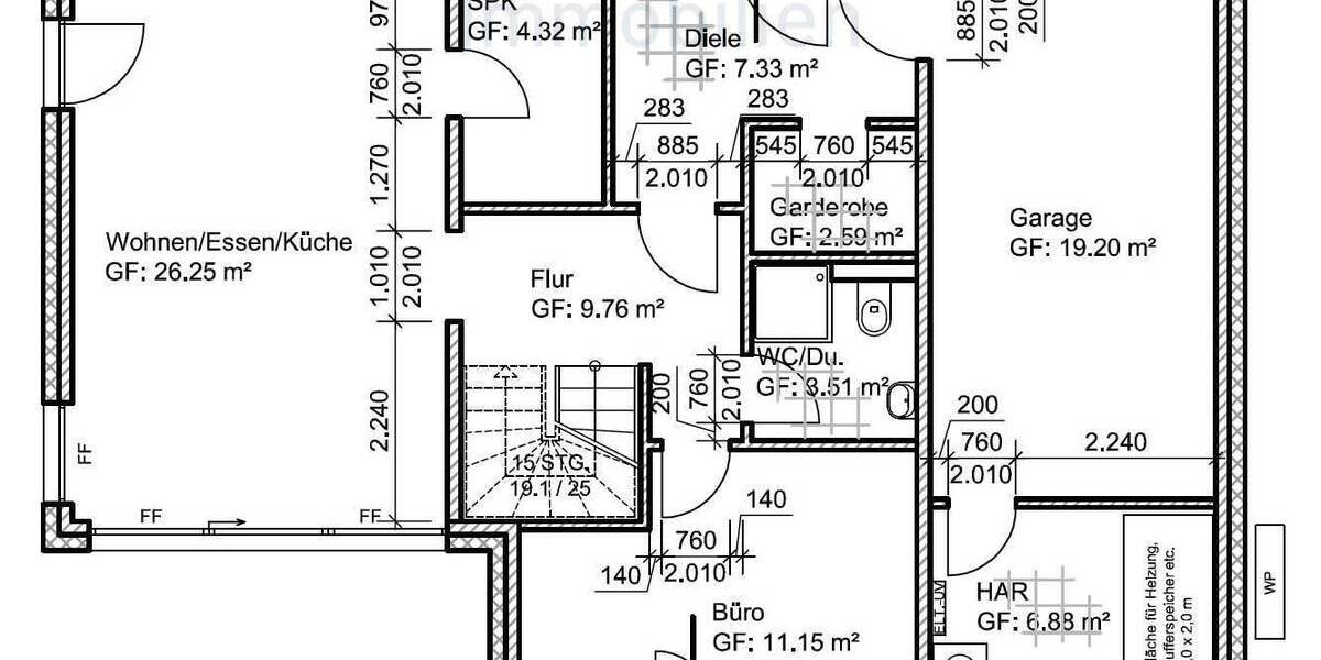 Einfamilienhaus Wustermark Elstal - 6 Zimmer, 143 m&sup2;, 649.000&euro; | Angebot:26503646