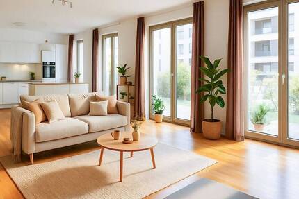 Zentrales Familienglück: Stilvolle Neubauwohnung mit viel Platz und bester Anbindung 5 zimmer