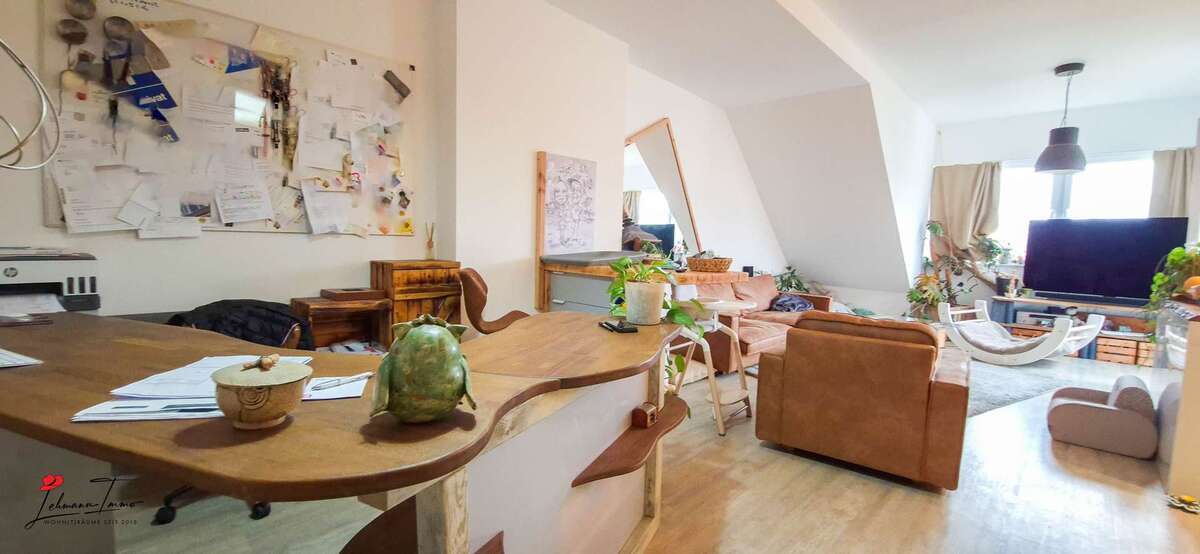 Stilvoller Dachgeschoss-Traum mit zwei Dachterrassen – bezugsfreie 2-Zimmer-Wohnung in Berlin-Grünau 2 zimmer