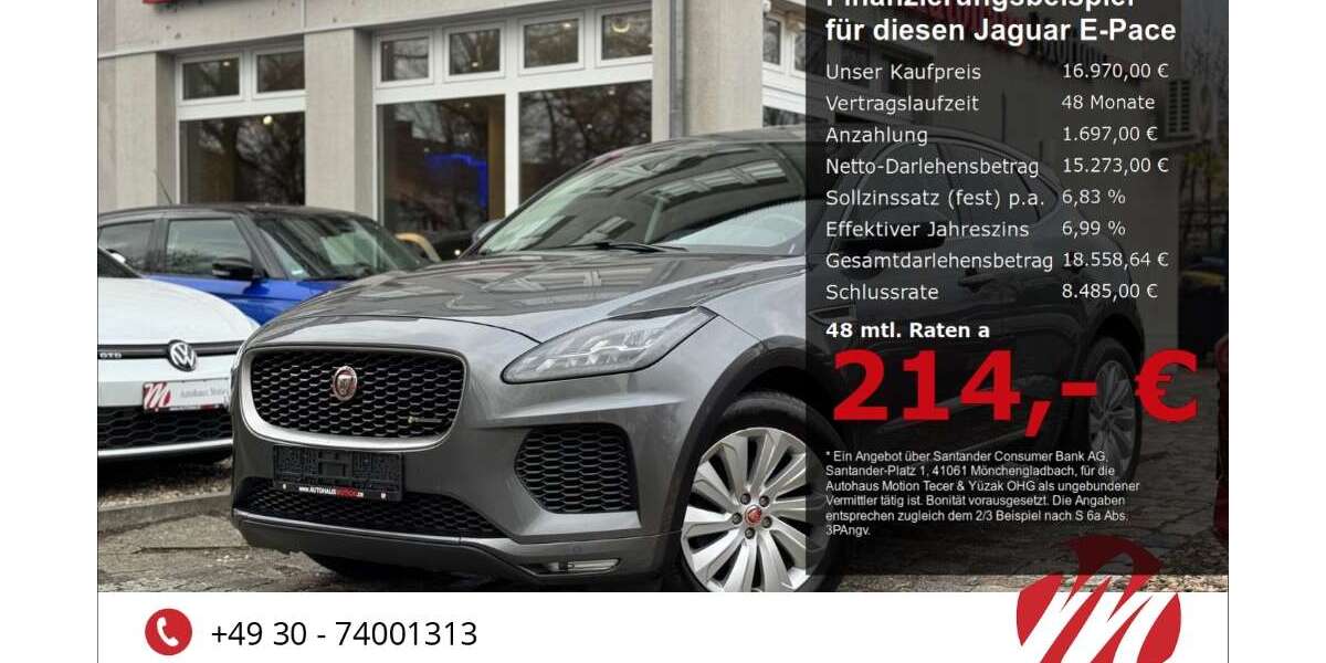 Jaguar E-Pace 138.233 km 16.970 &euro; Berlin 12305
