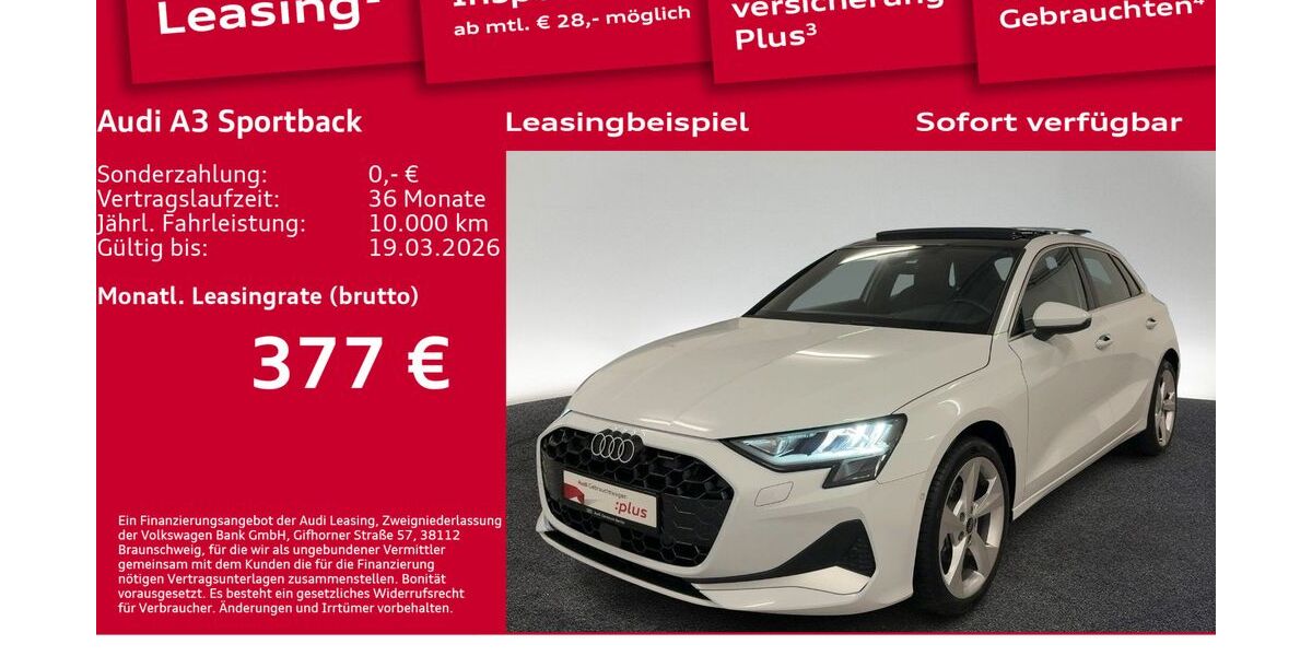 Audi A3 9.800 km 31.490 &euro; Berlin 12489
